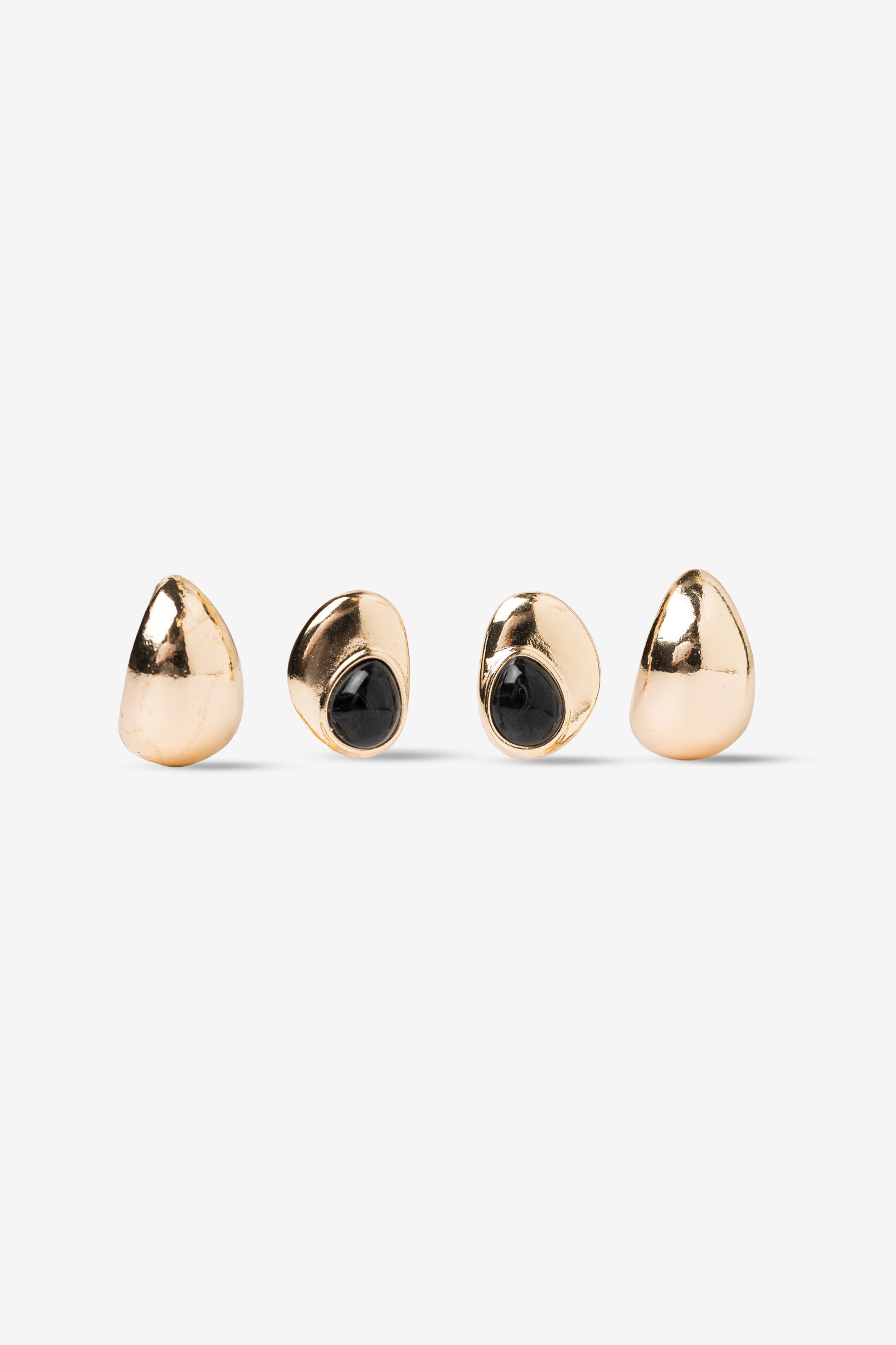 Set of Gold-Tone Earrings