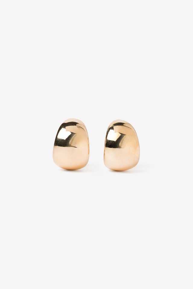 Chunky Gold Hoop Earrings