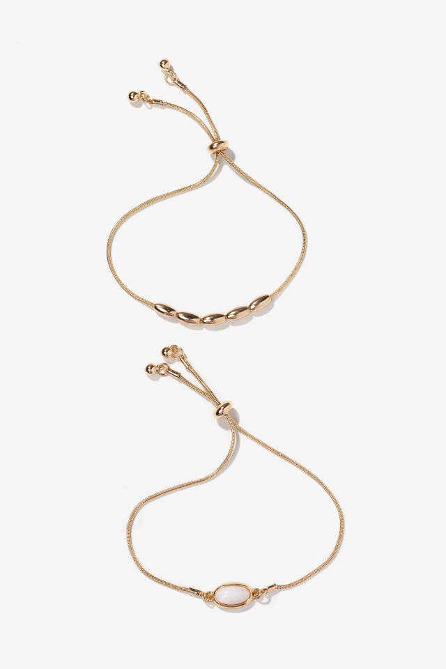 Set of Gold Bracelets