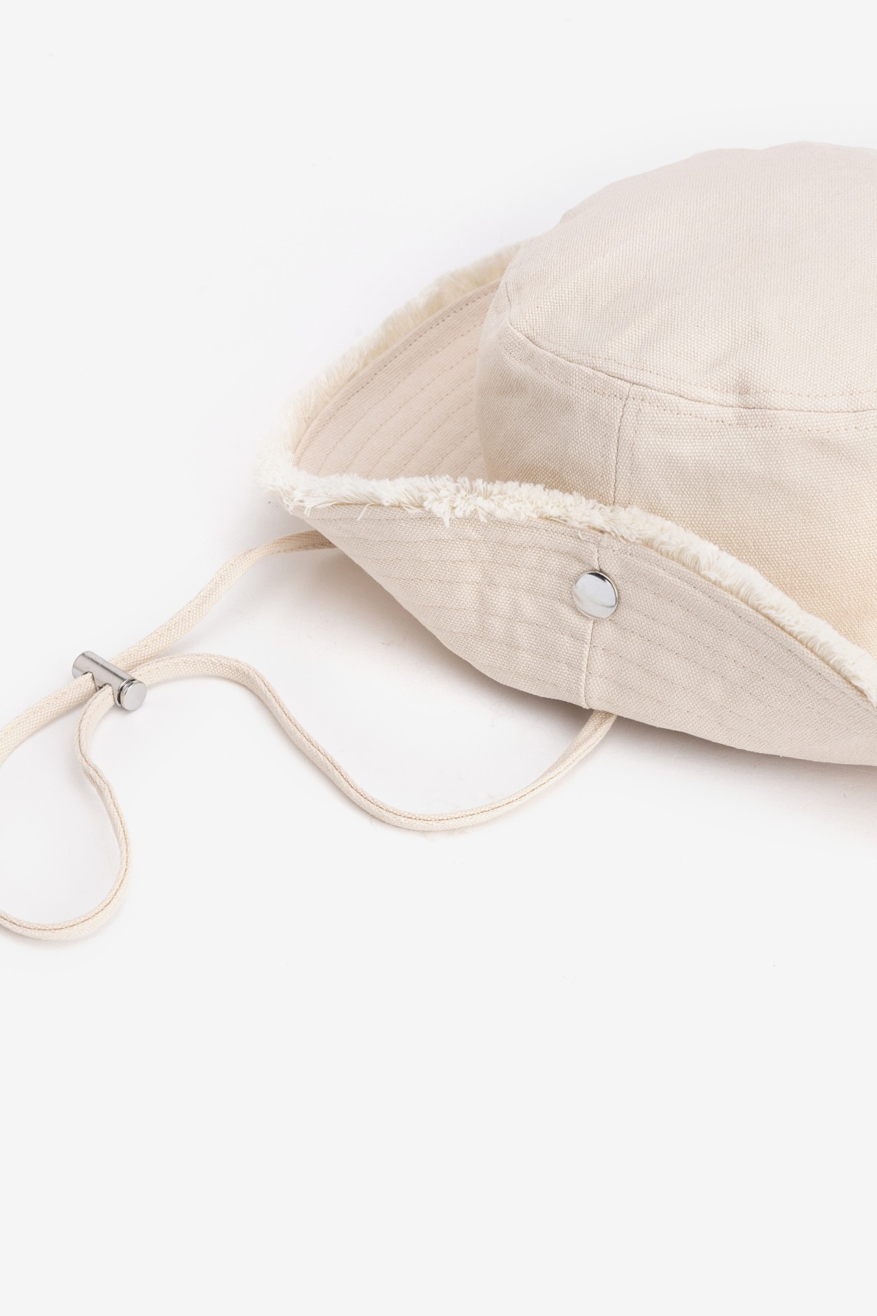 Raw-Edge Bucket Hat