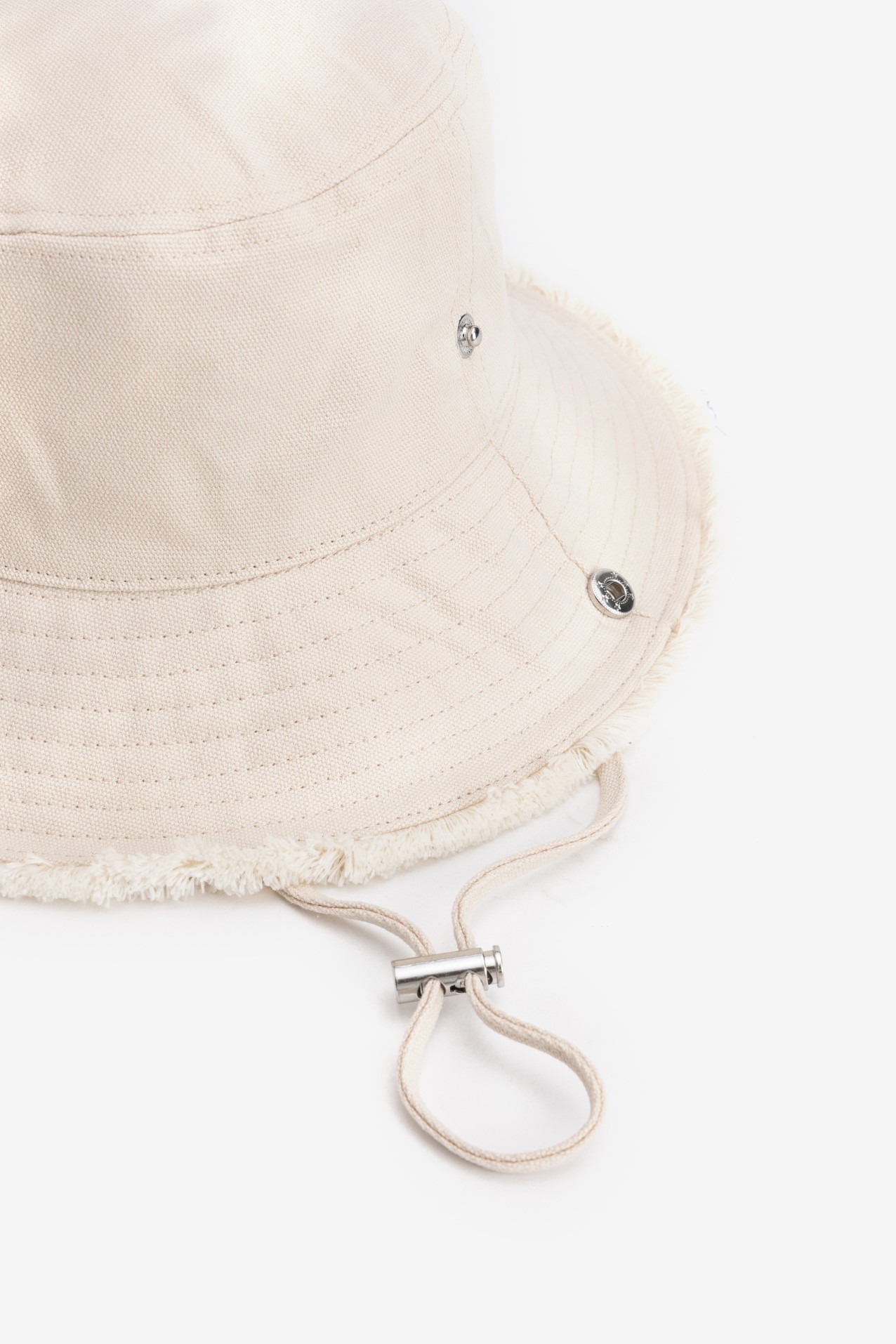 Raw-Edge Bucket Hat