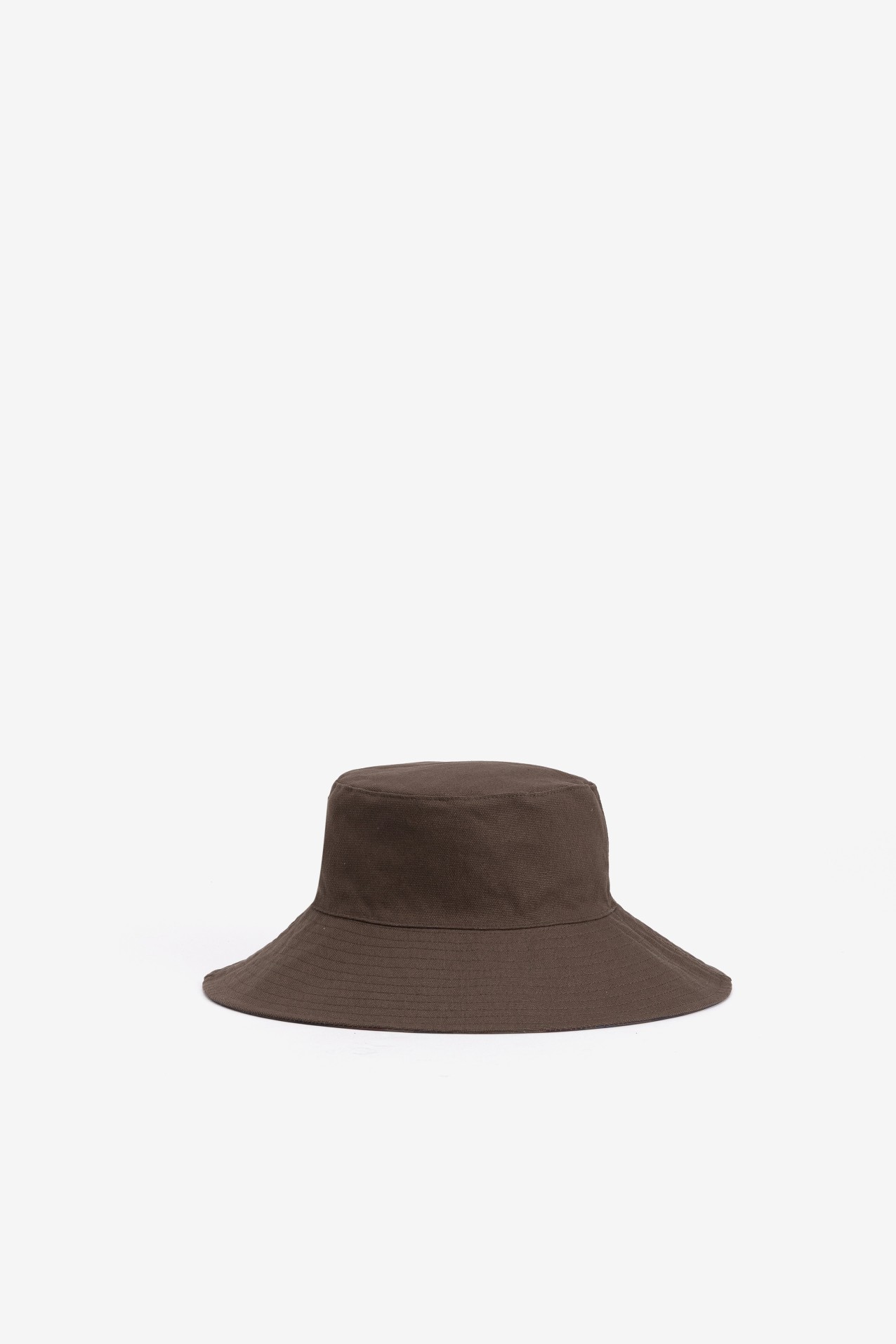 Sombrero bucket marr�n cuadros