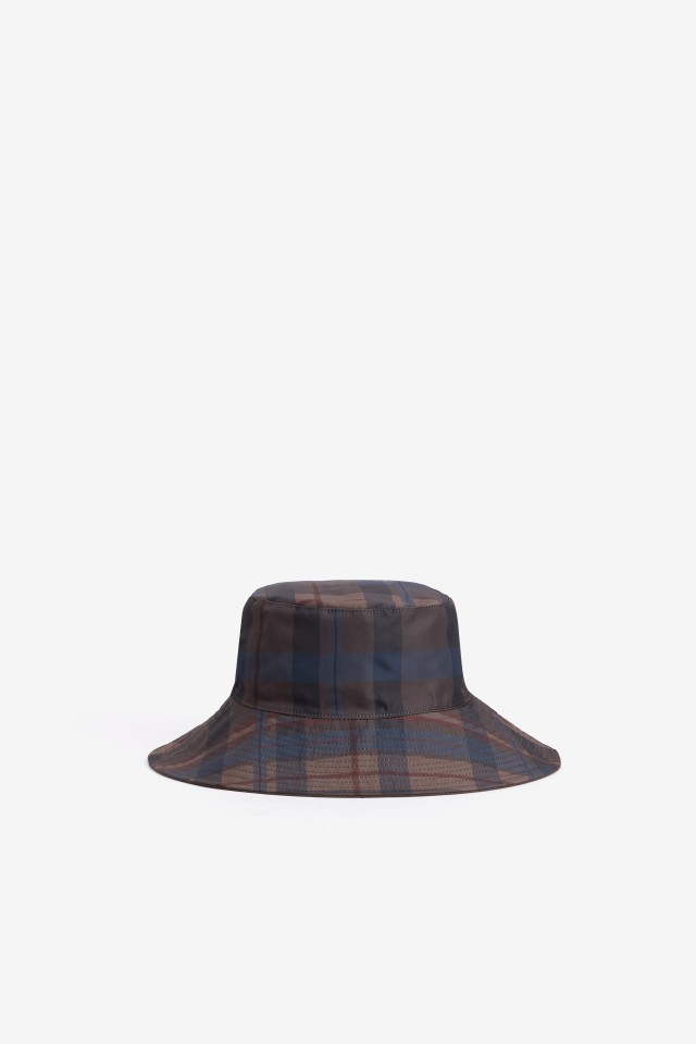 Reversible Brown Bucket Hat