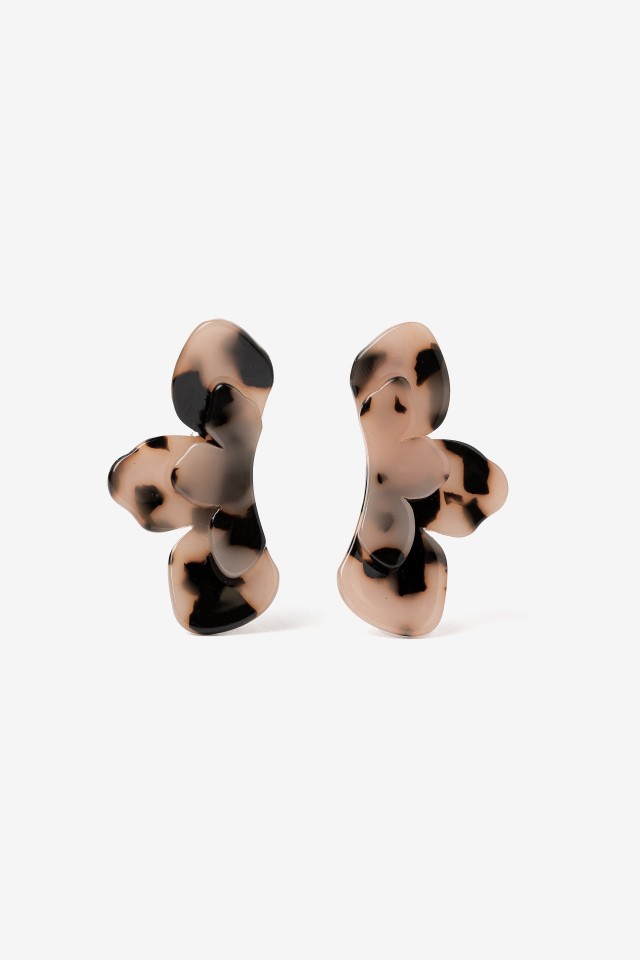 Chunky Pink Animal Earrings