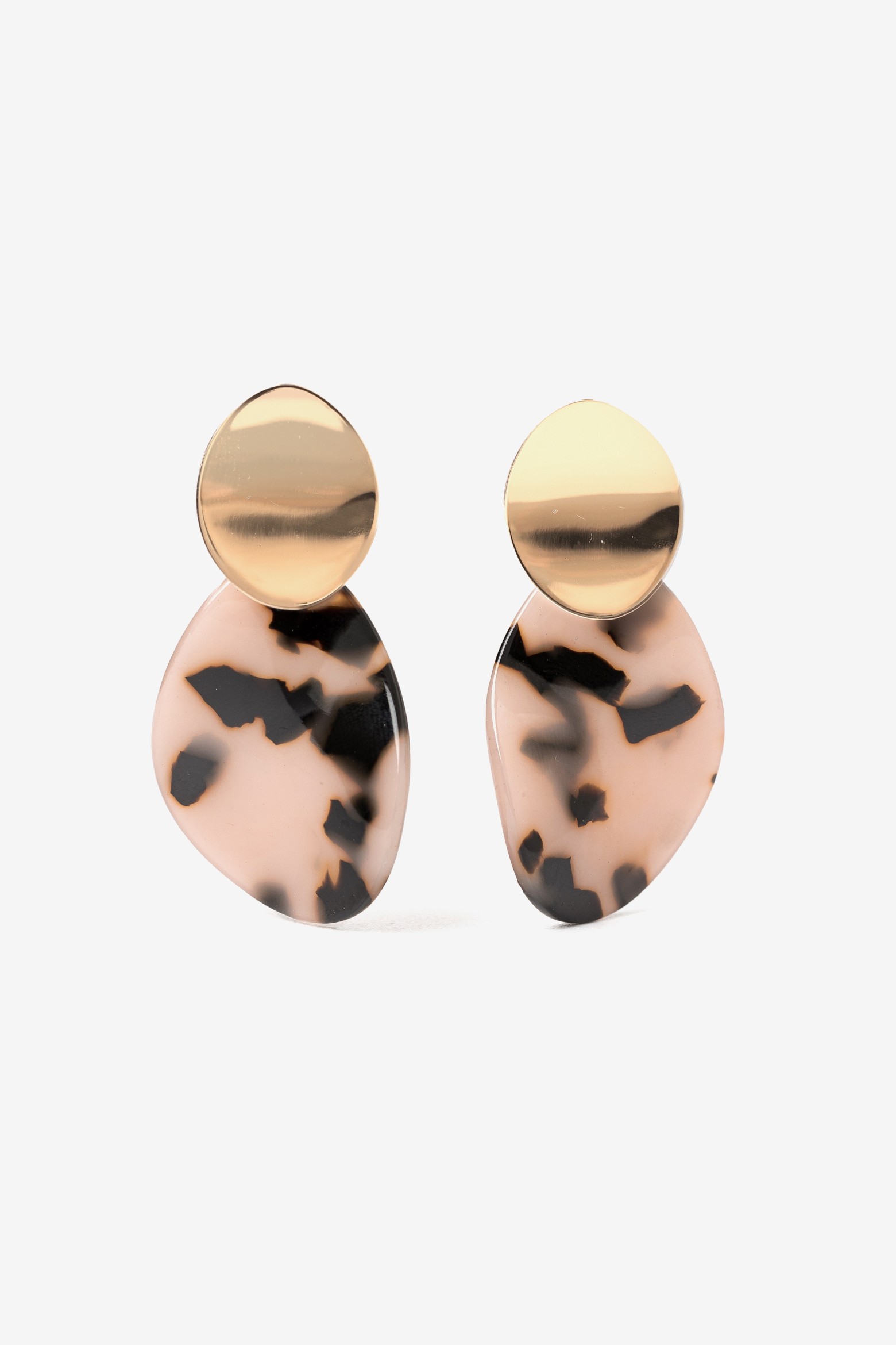 Pink Modern Minimal Earrings