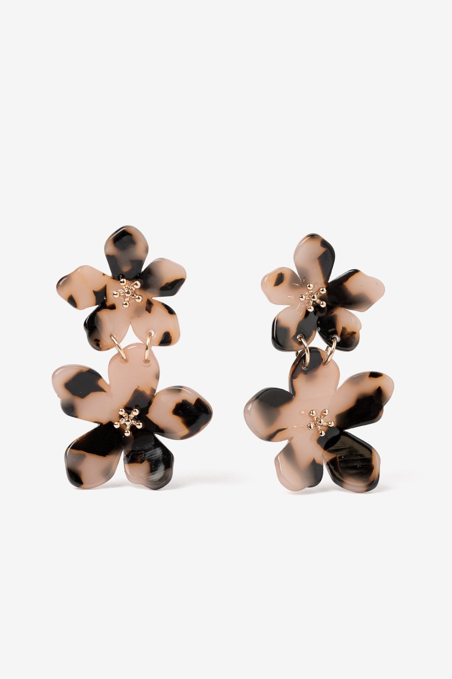 Oversize Floral Drop Earrings