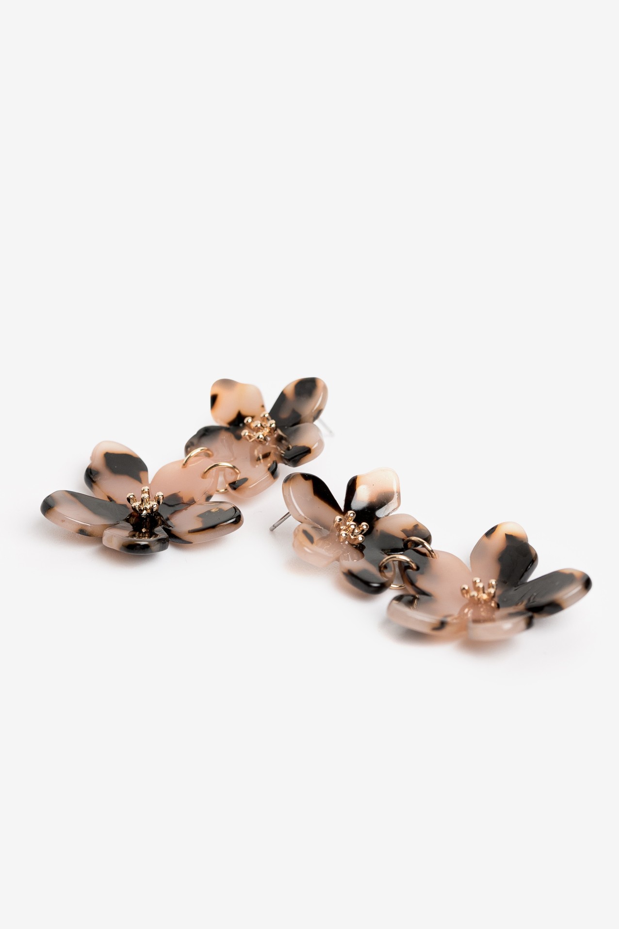 Oversize Floral Drop Earrings