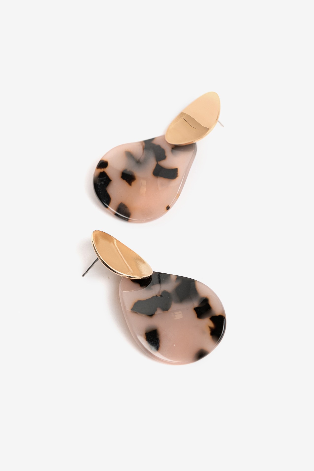 Pink Modern Minimal Earrings