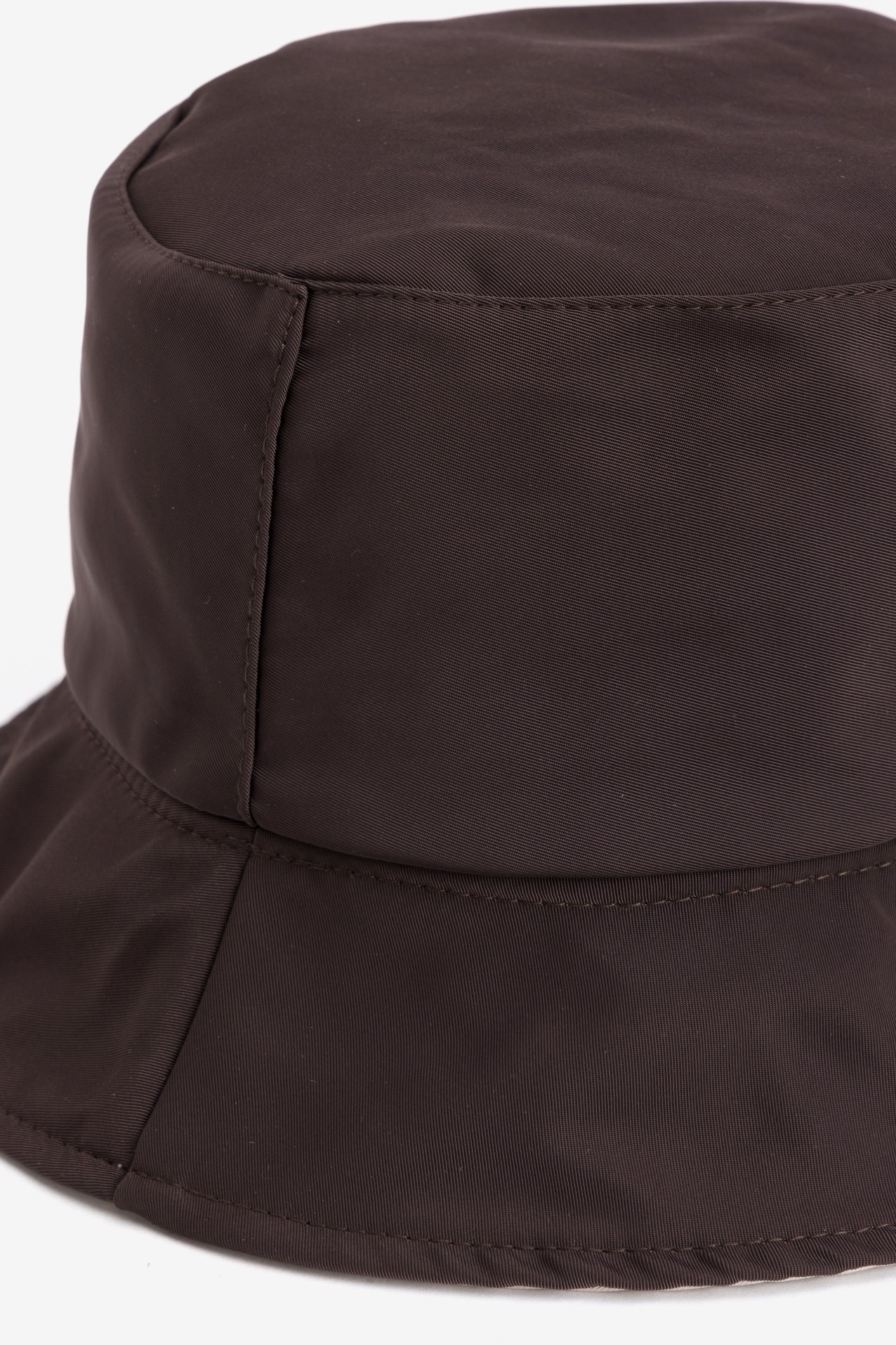 Reversible Brown Bucket Hat