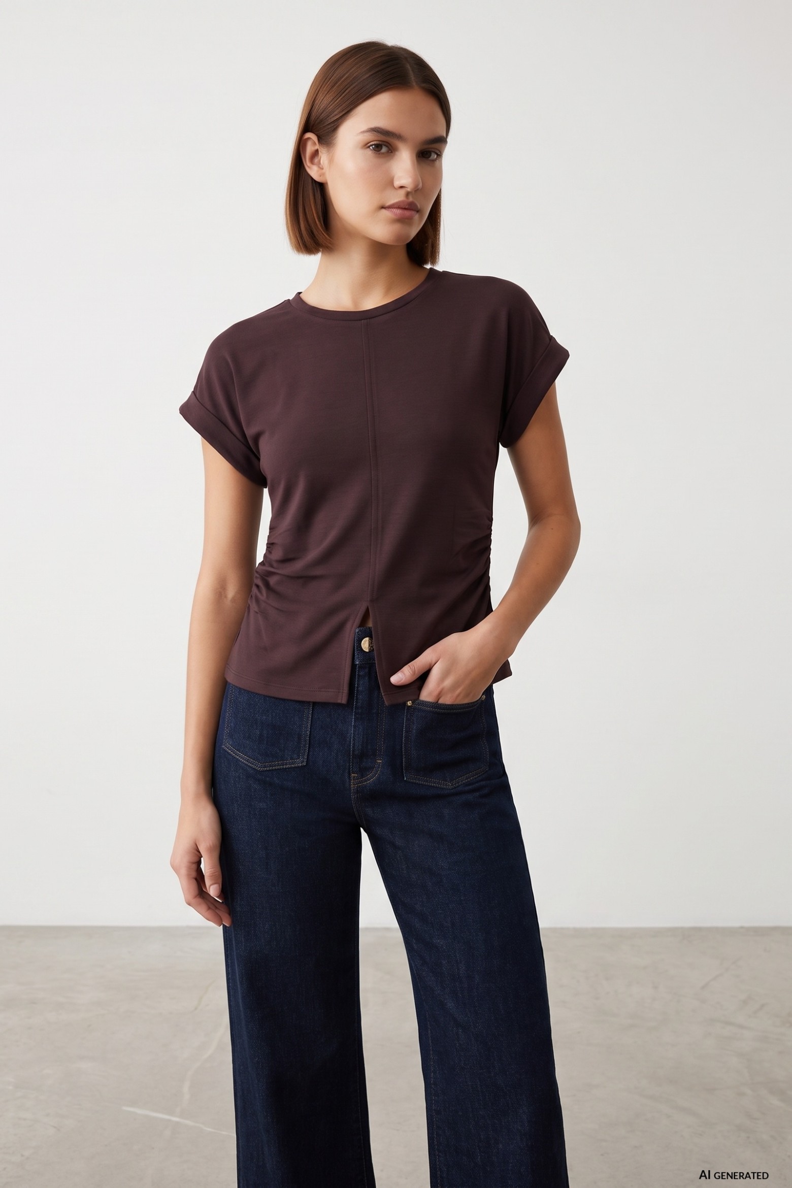 Slim Burgundy T-Shirt
