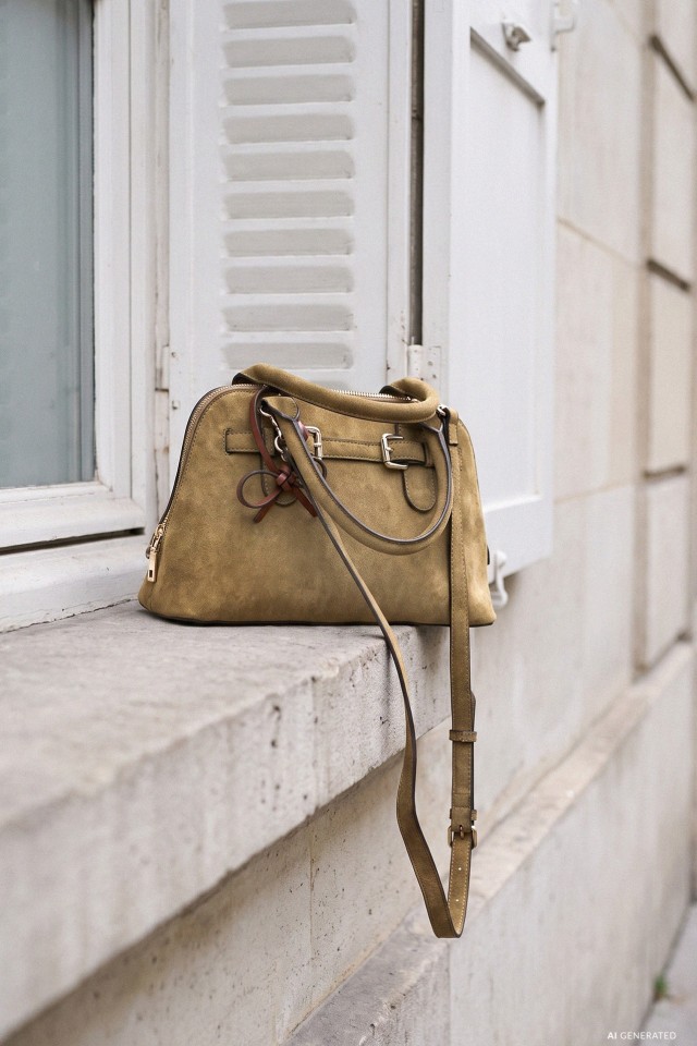 Brown Structured Handbag Brown Structured Handbag