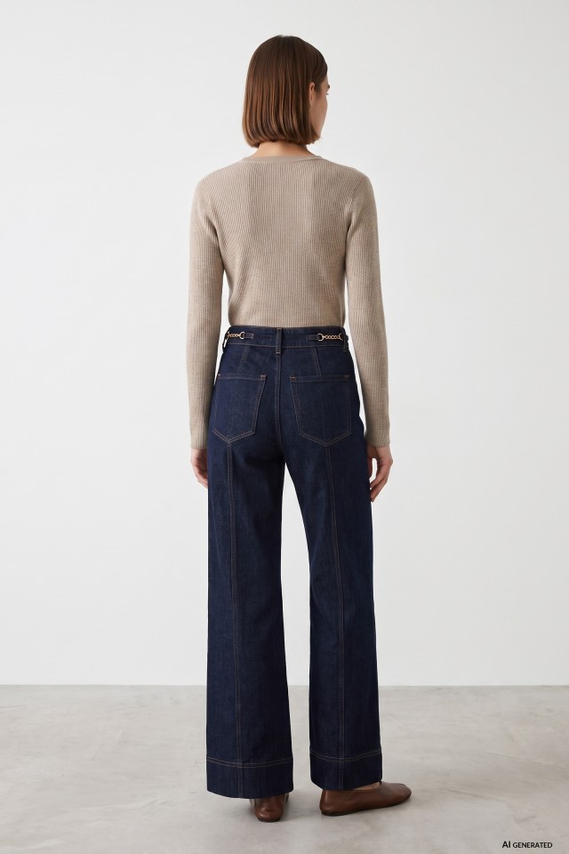 Marine Wide-Leg Jeans Marine Wide-Leg Jeans