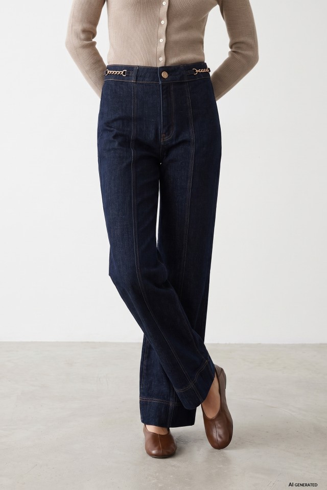 Marine Wide-Leg Jeans Marine Wide-Leg Jeans