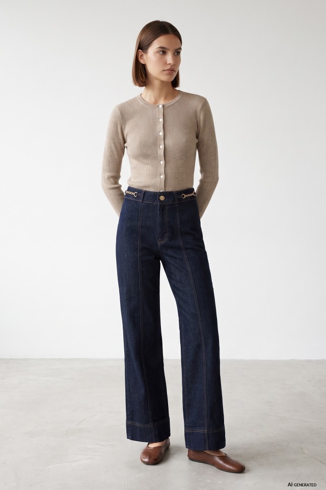 Marine Wide-Leg Jeans Marine Wide-Leg Jeans