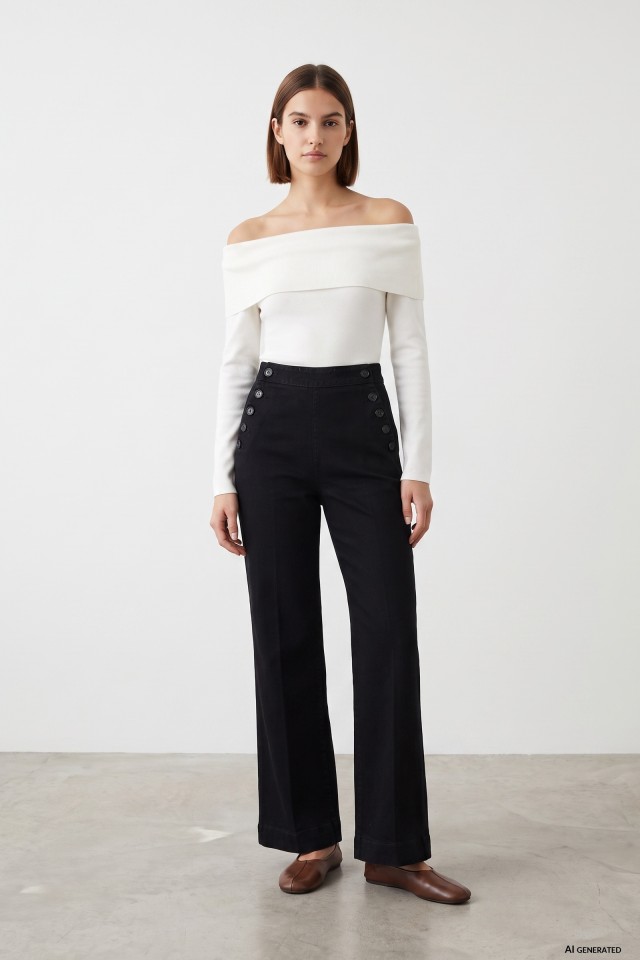 Black Wide Leg Jeans