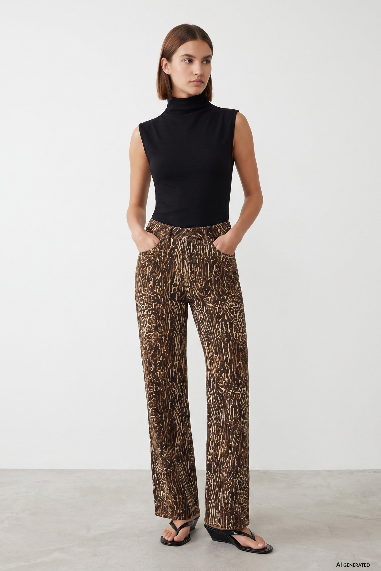 High-Rise Wide-Leg Jeans