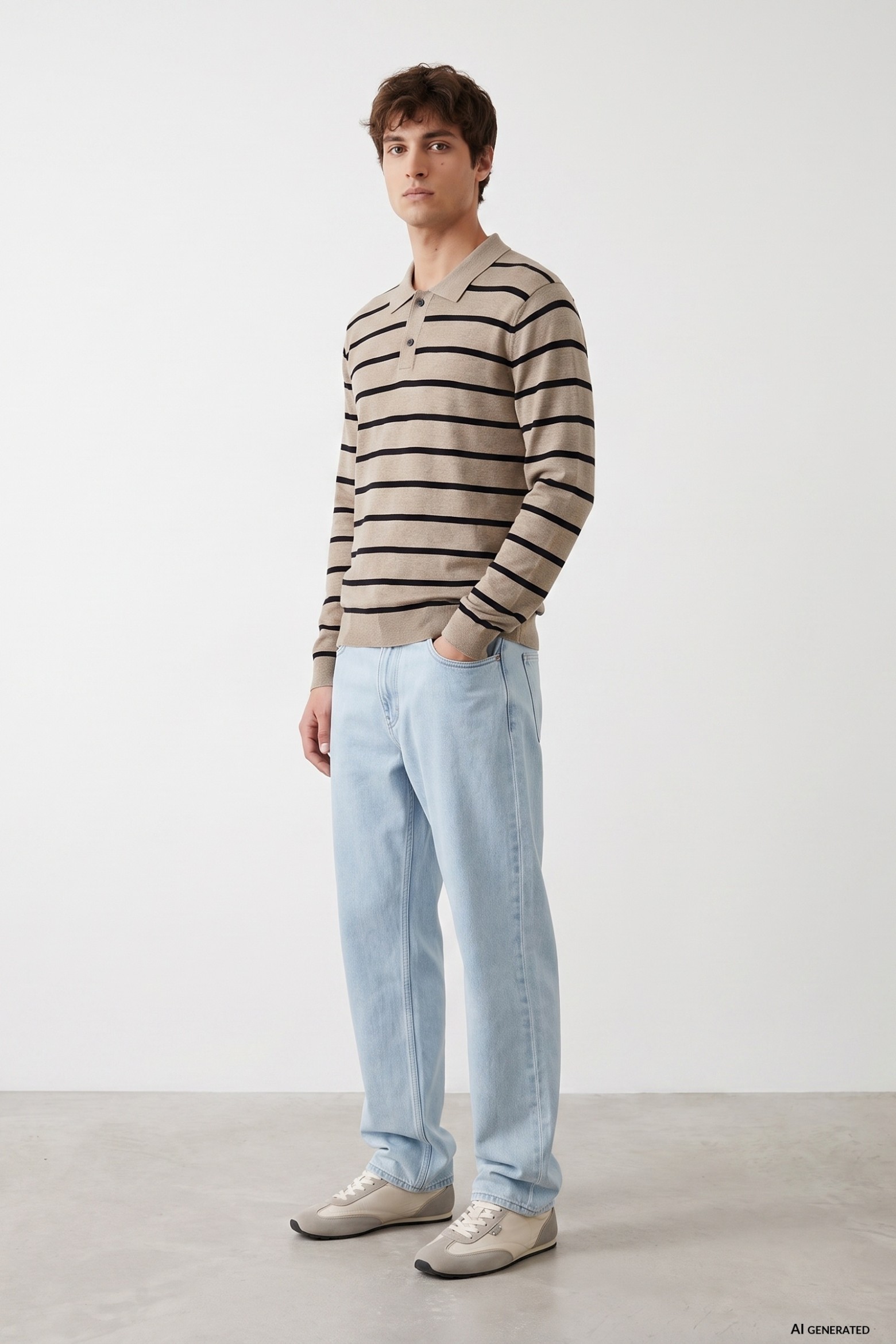 Light Blue Straight Jeans