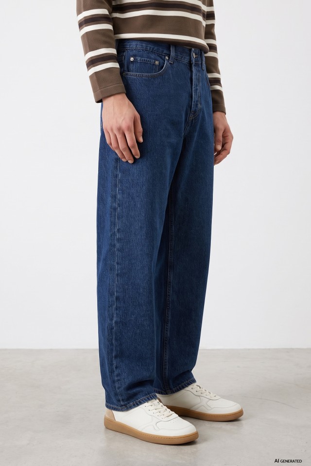 Dark Blue Baggy Jeans Dark Blue Baggy Jeans