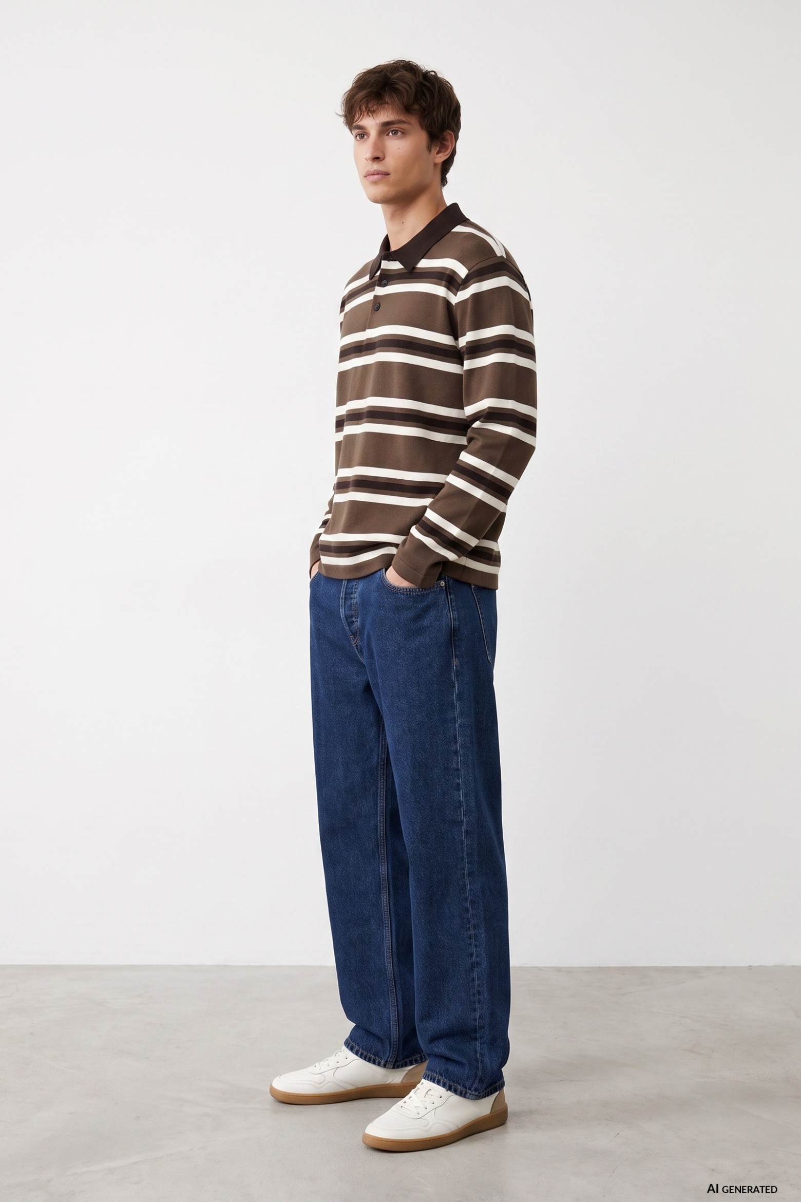 Jeans baggy azul oscuro