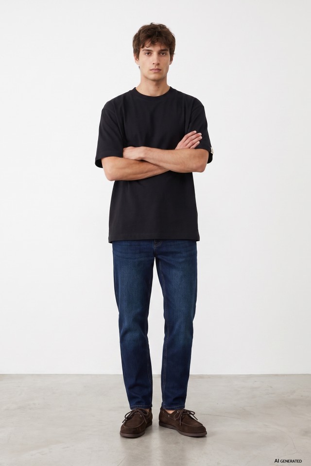 Tapered Jeans