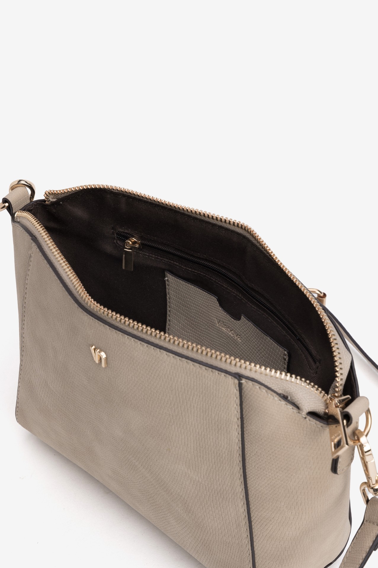 Taupe Crossbody Bag