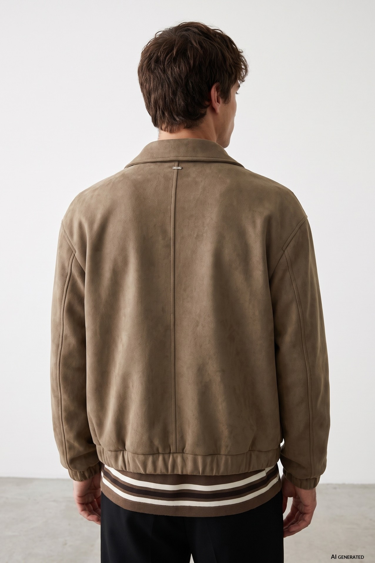Beige Short Regular Jacket