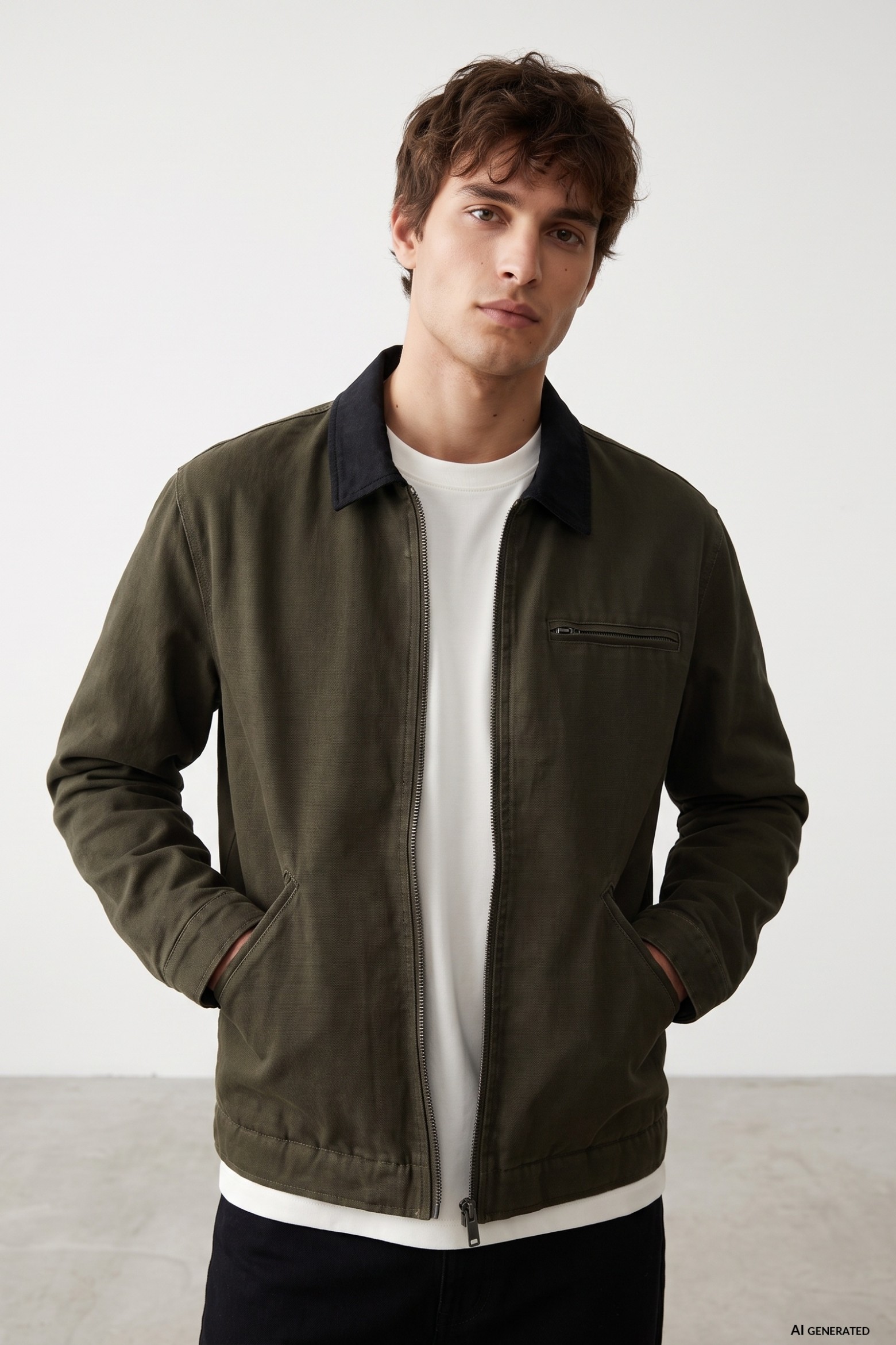 Short Green Jacket