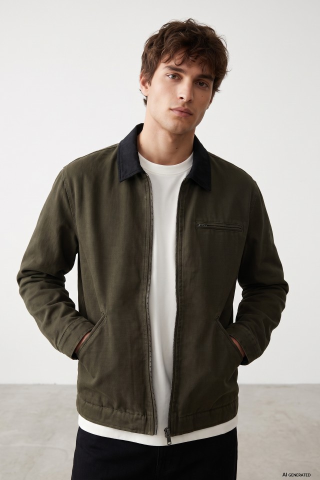 Short Green Jacket