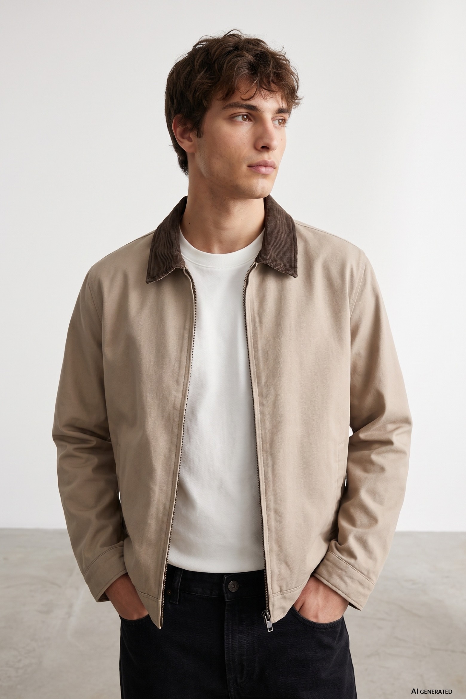 Beige Short Jacket