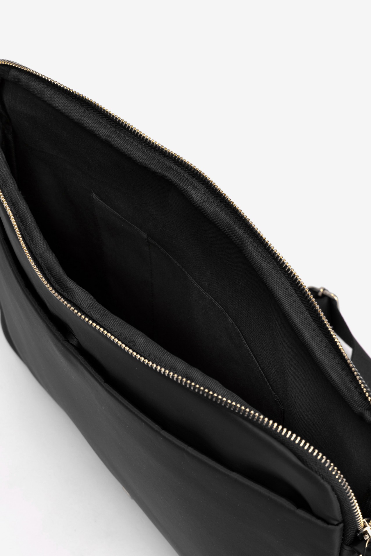 Black Wallet with Strap