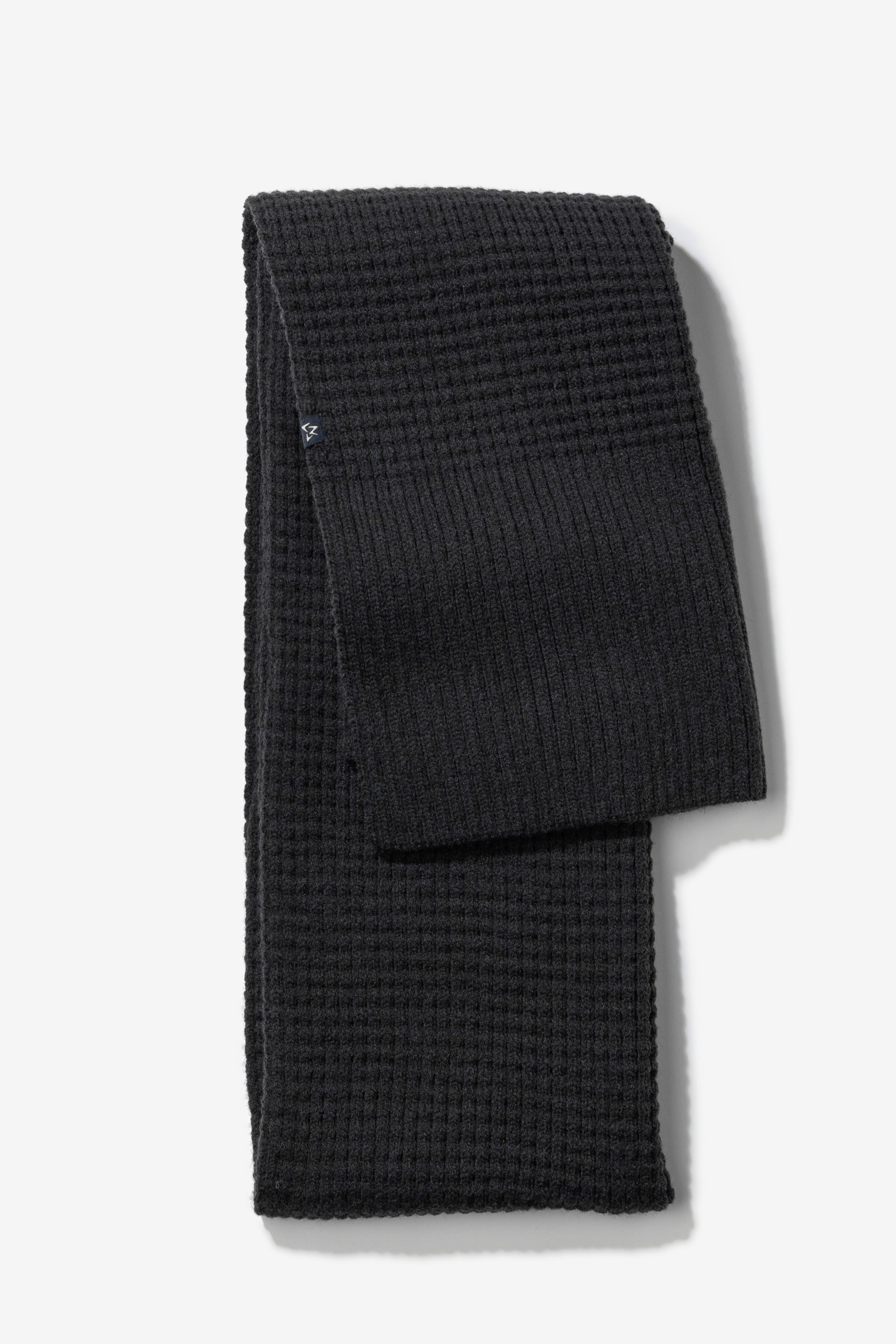 Dark Grey Knitted Scarf
