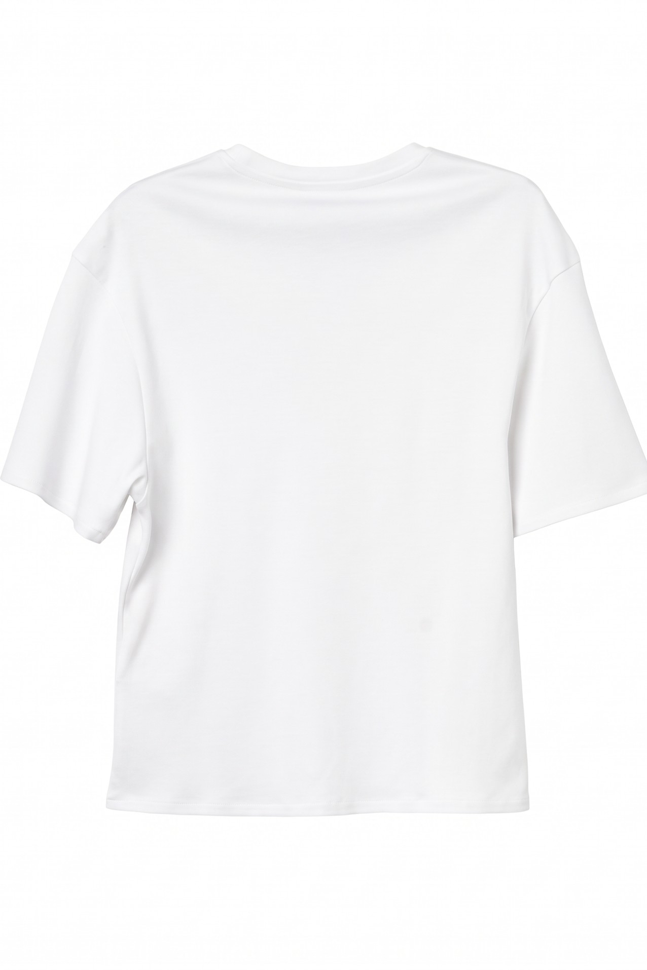 Camiseta blanca detalle lateral