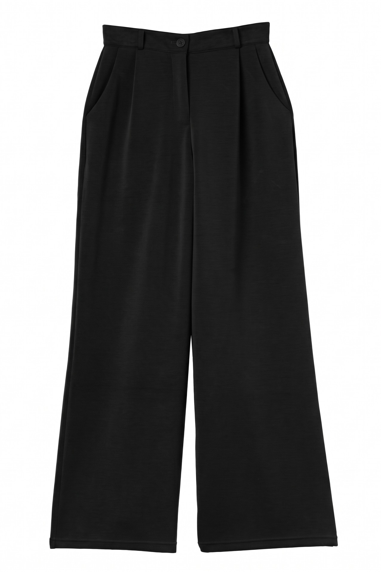 Black Wide-Leg Trousers