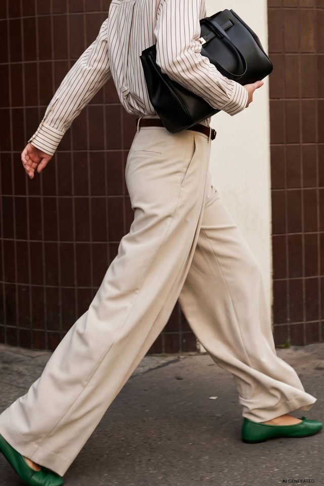 Beige Wide Palazzo Trousers Beige Wide Palazzo Trousers