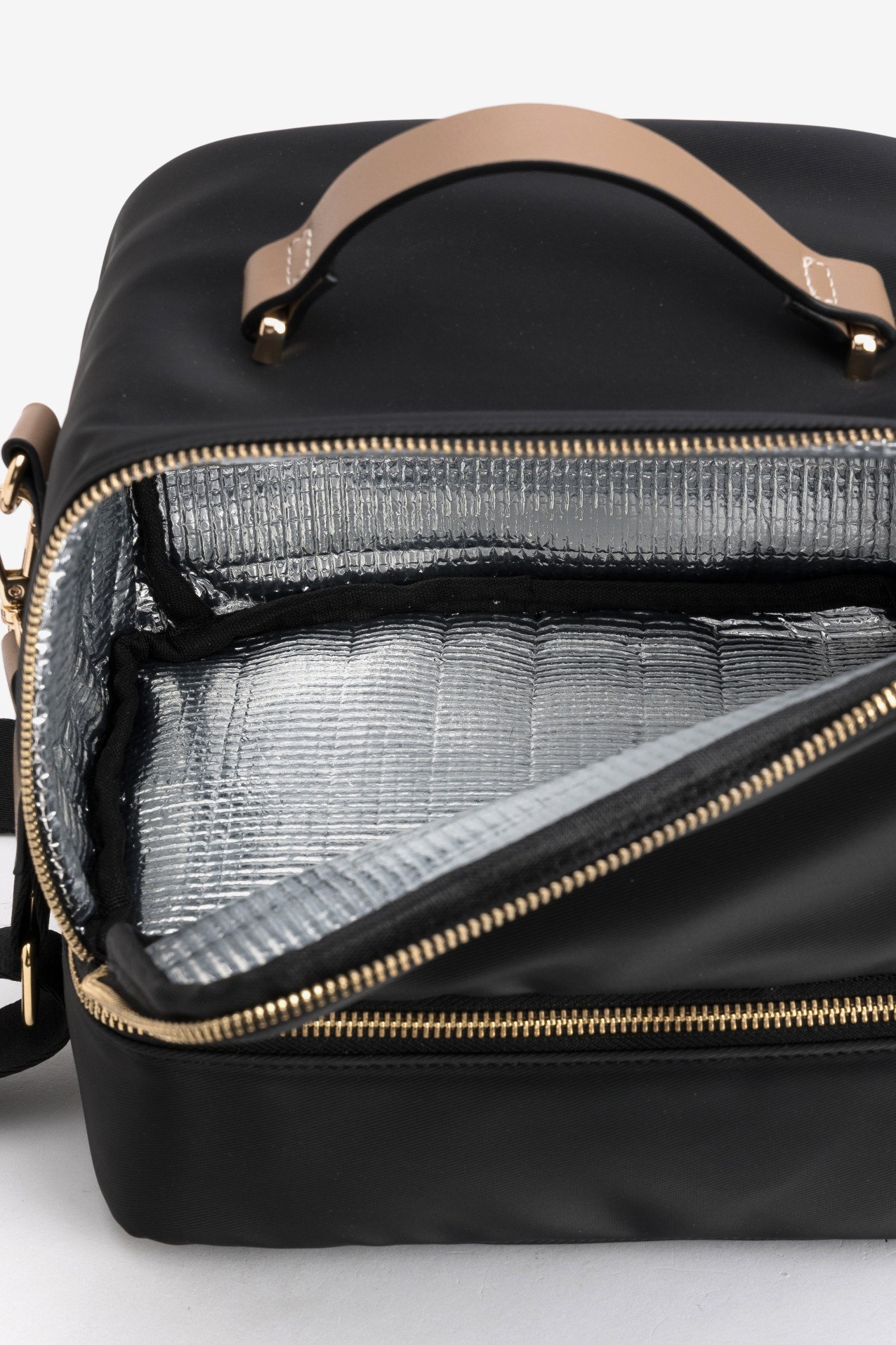 Black Square Shoulder Wallet