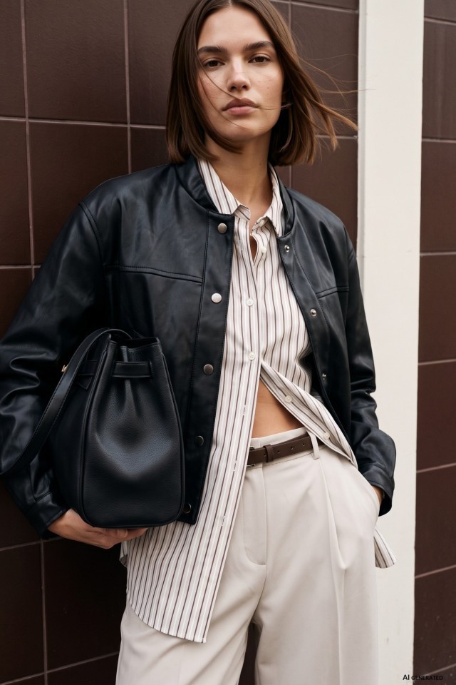 Black Boxy Short Jacket Black Boxy Short Jacket