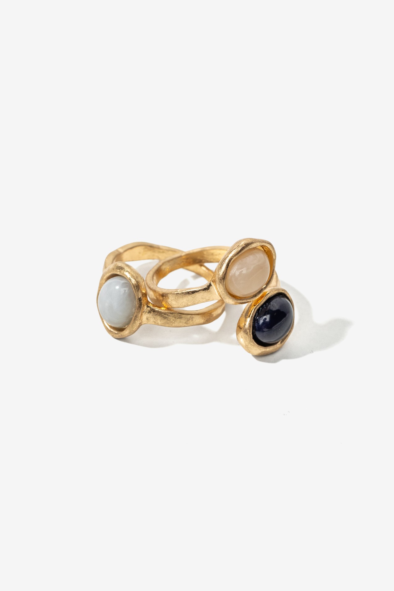 Minimalist Gold Tone Rings