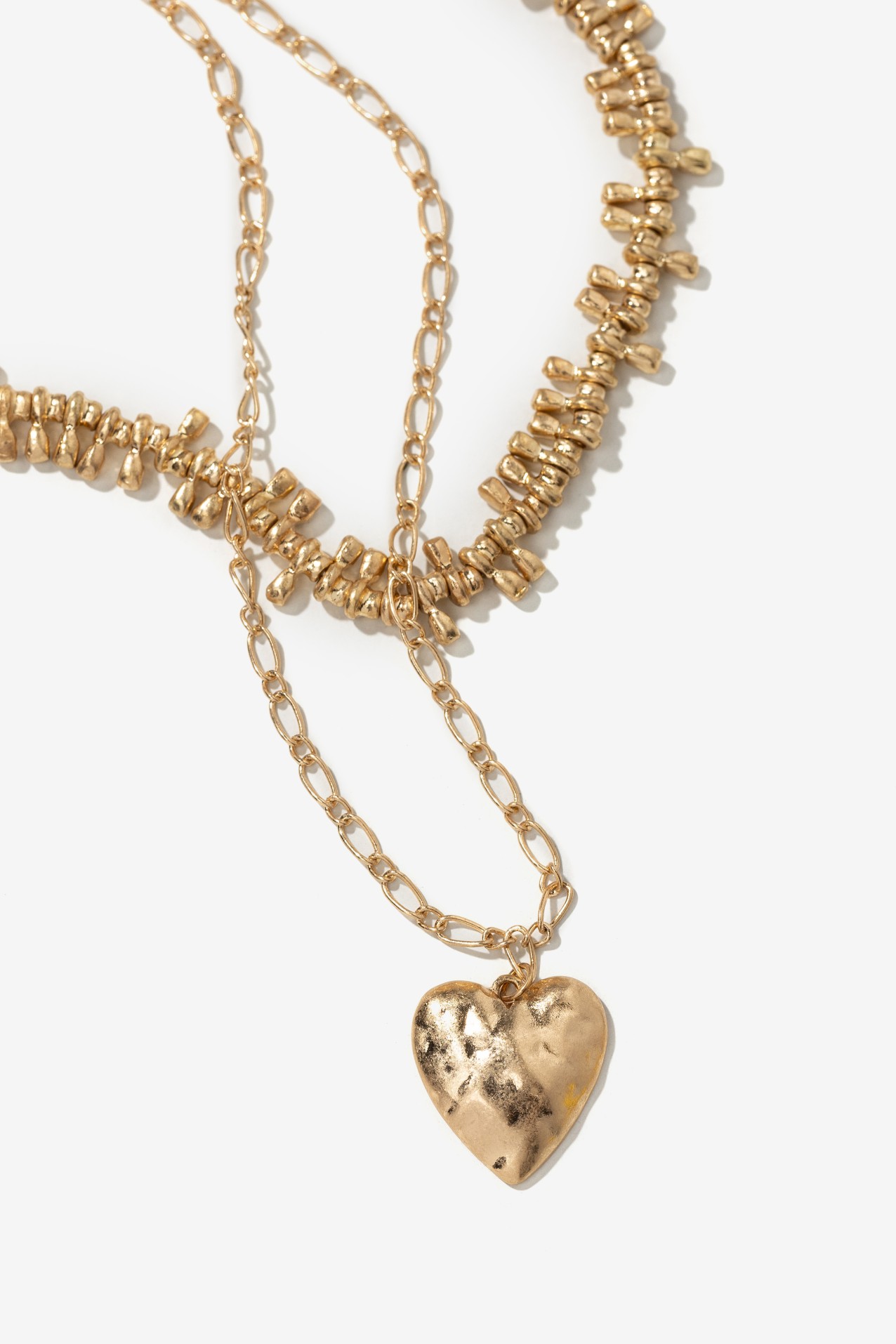 Gold Layered Heart Necklace