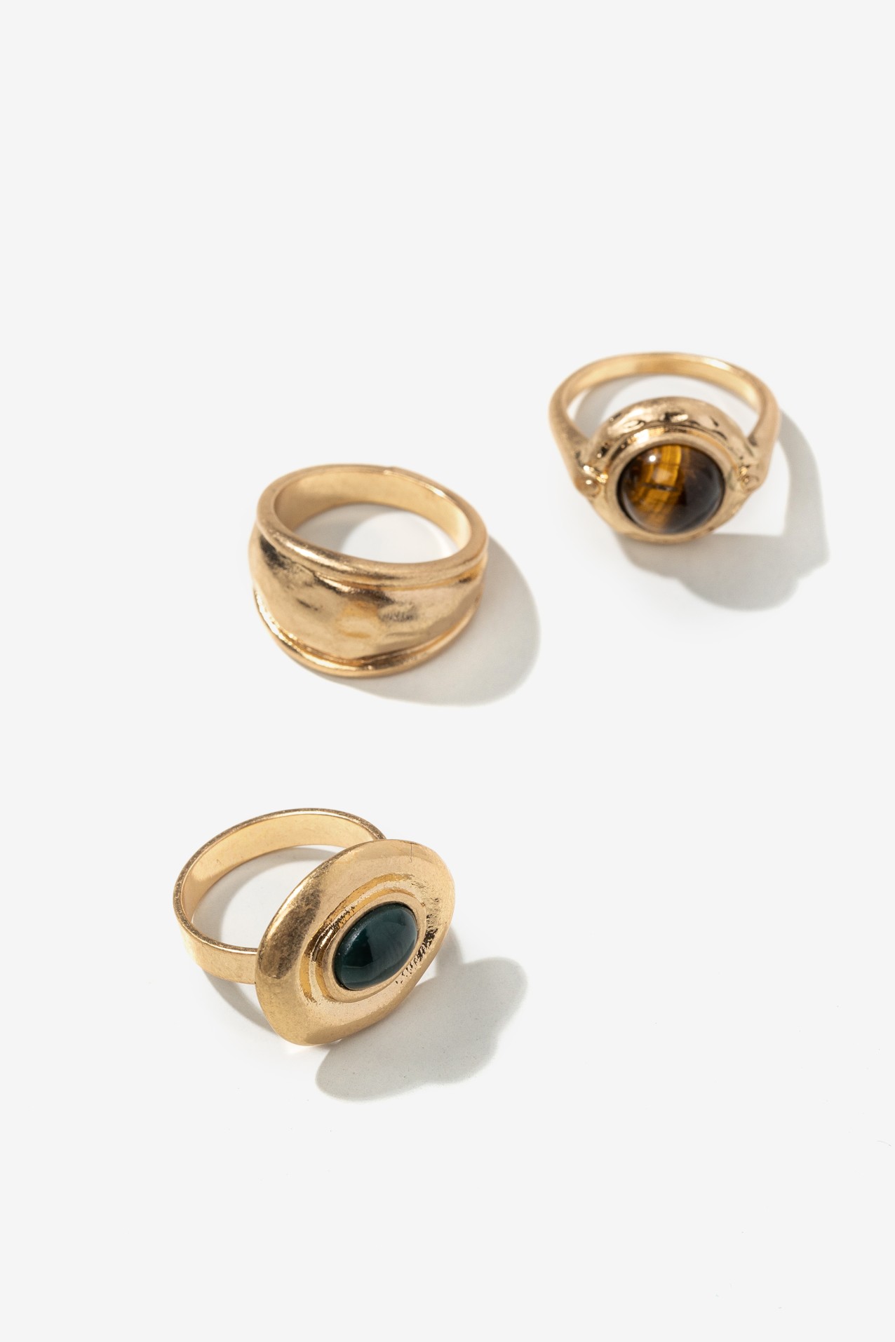 Gold-Tone Ring Set