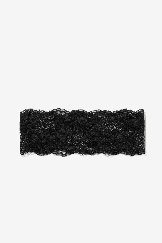 Black Lace Hair Accessory