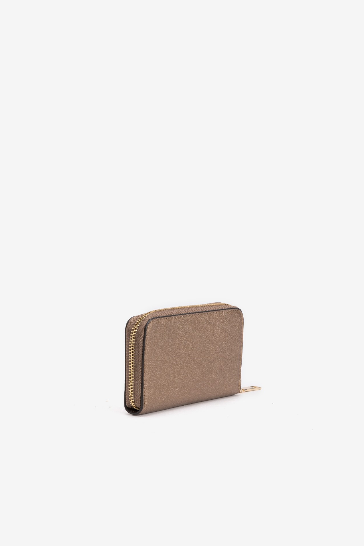 Porta-moedas bege elegante