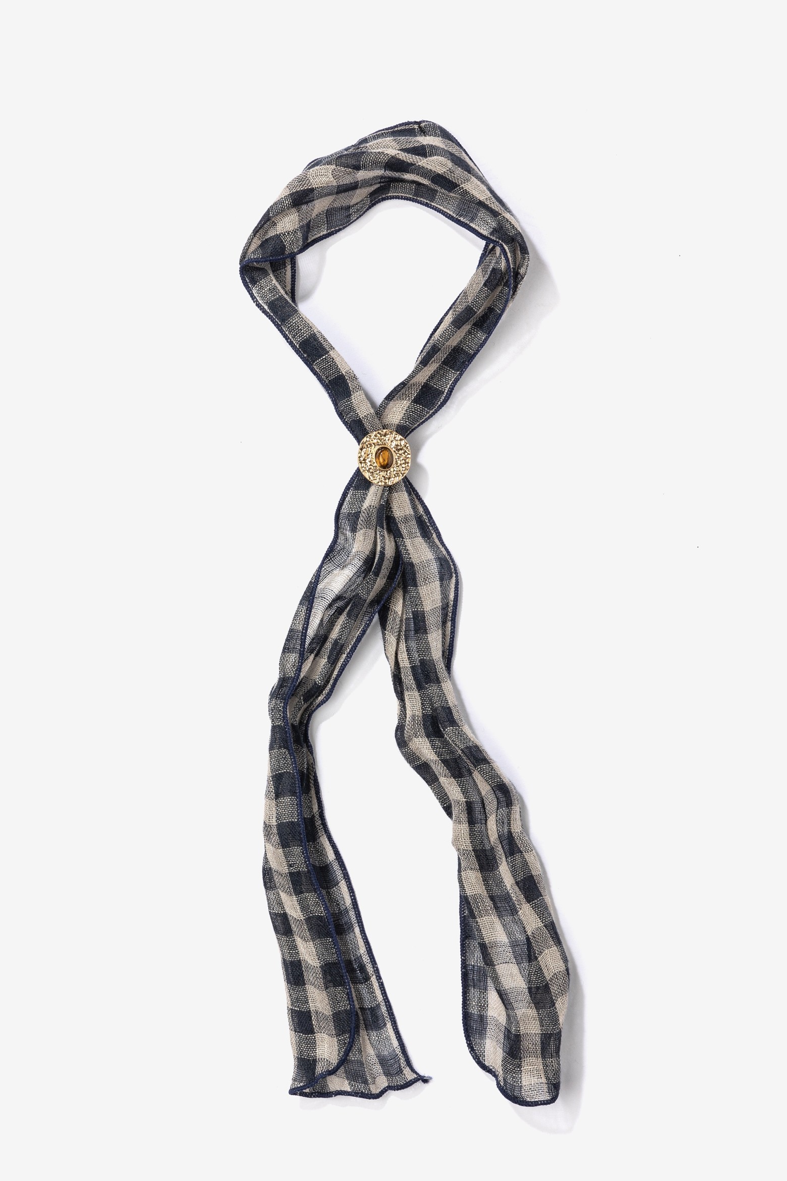 Bandana azul cuadro ligero