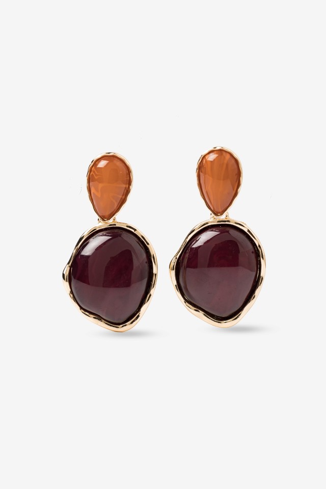 Gold-Tone Drop Earrings