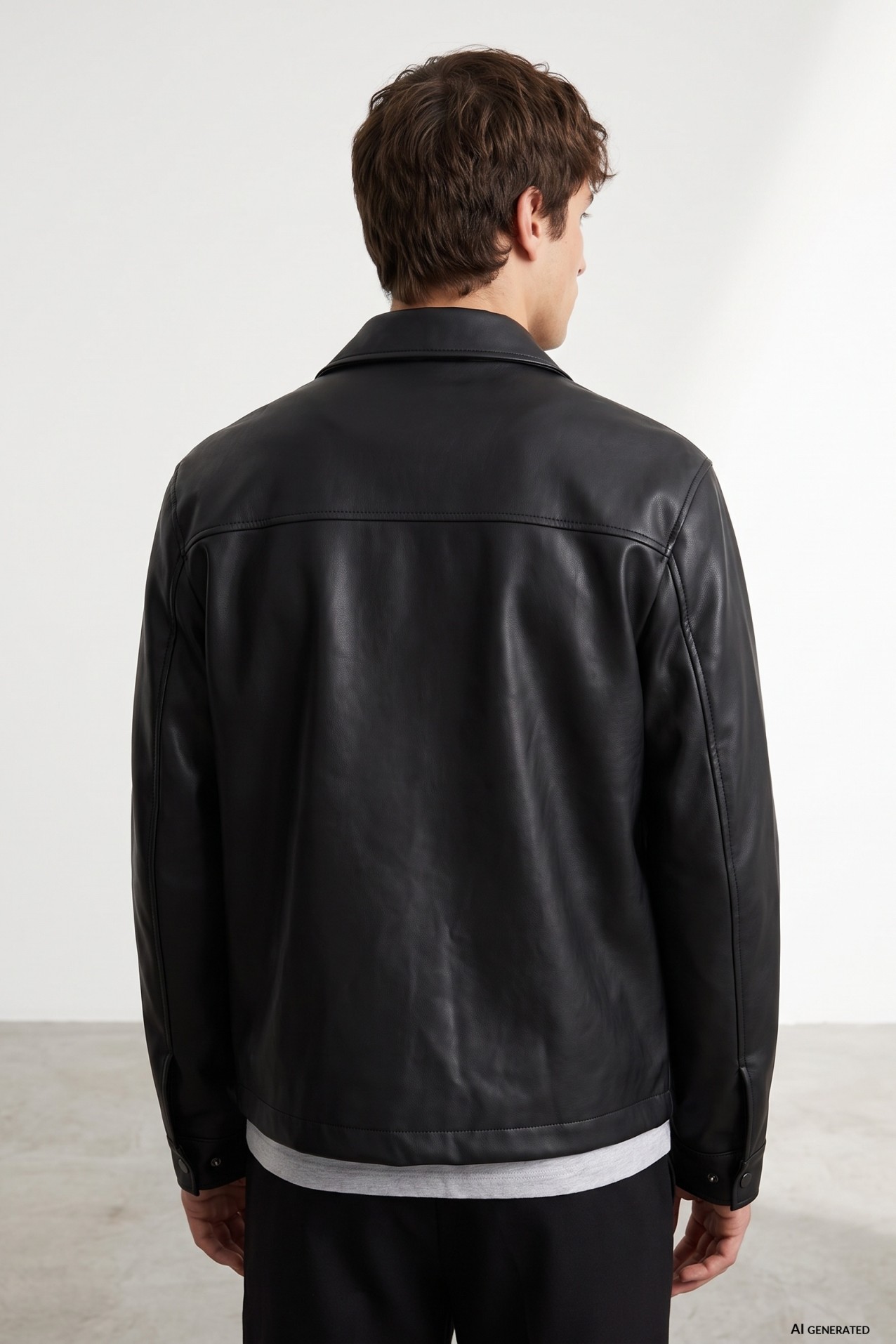 Black Short Regular Jacket
