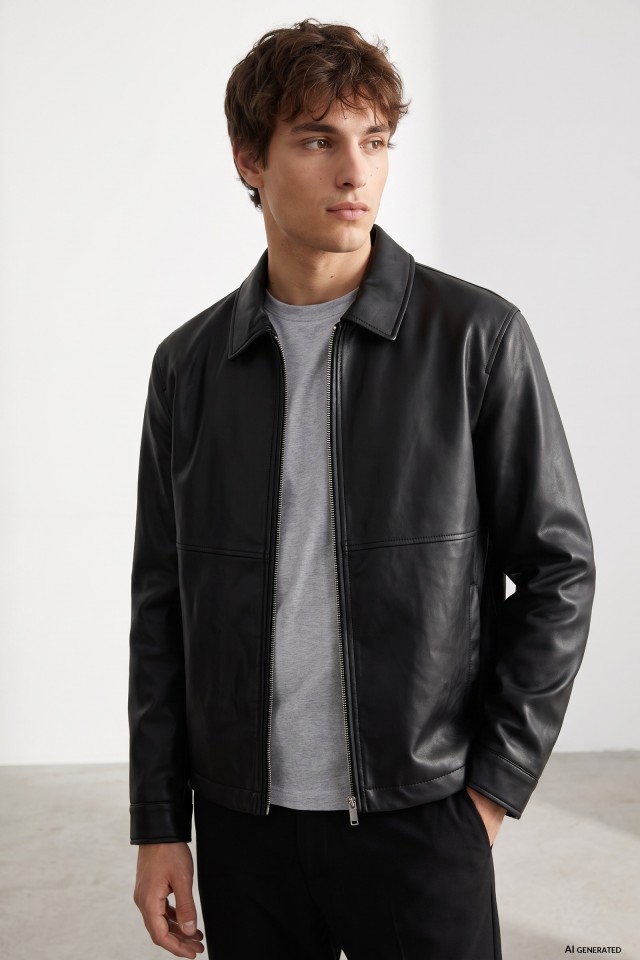 Black Short Regular Jacket Black Short Regular Jacket