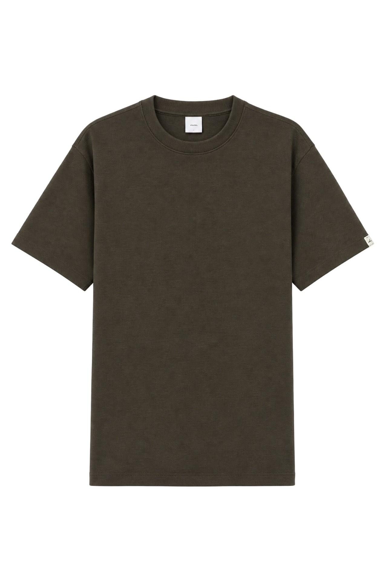 Camiseta verde corte regular