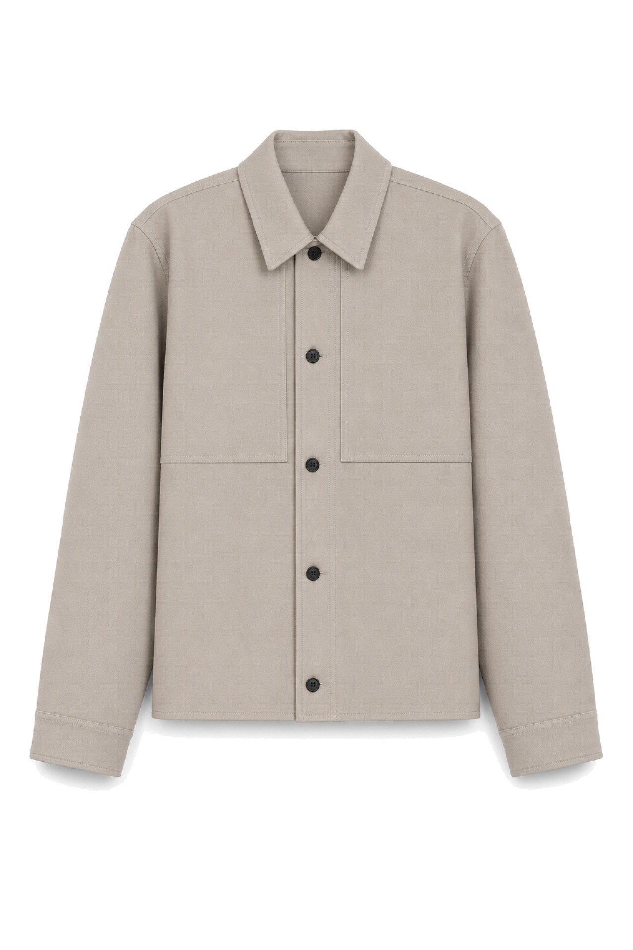 Beige Regular Fit Short Jacket