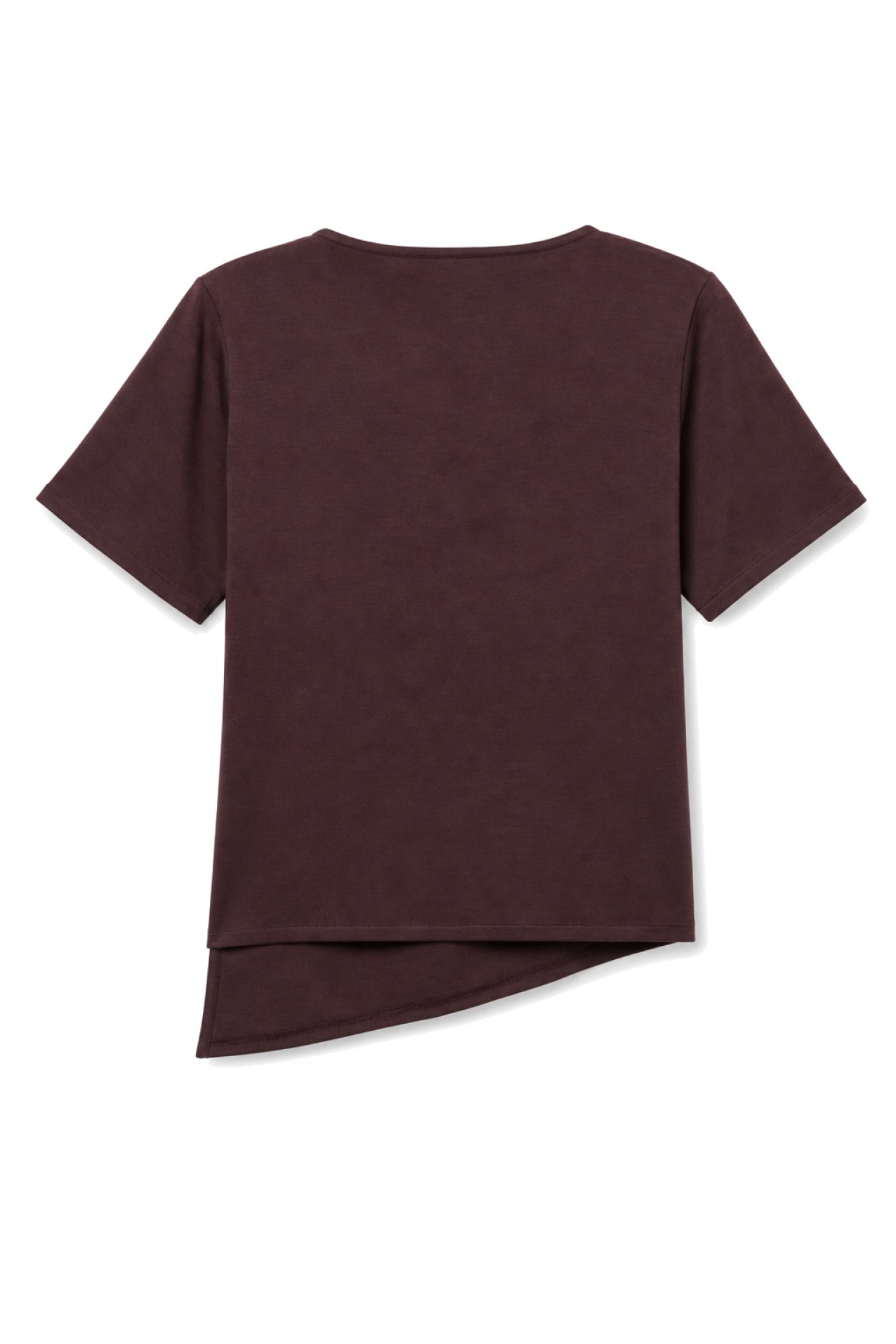 Basic Burgundy Short Sleeve Tee