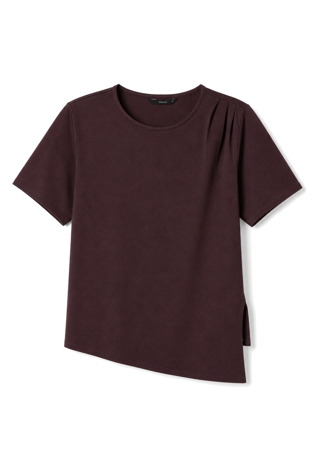 Basic Burgundy Short Sleeve Tee