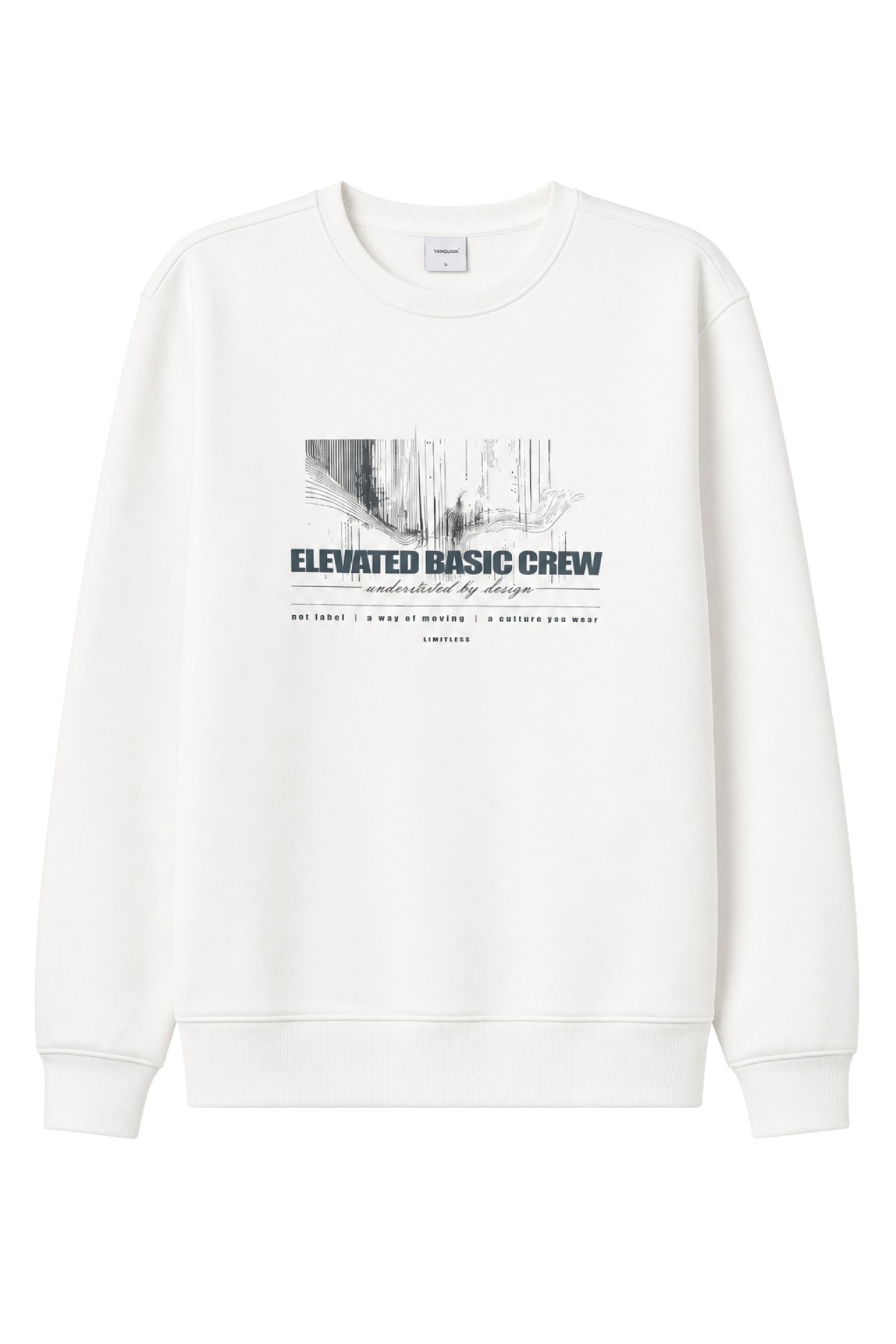 Sudadera blanca gr�fica
